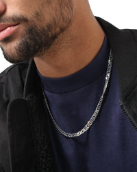 House Of Auric 6.4mm Double Curb Chain Sterling Silver
