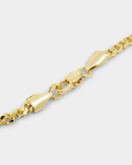 Saint Morta Monogram Pendant Chain Gold