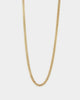 House Of Auric 3mm Cuban Chain 18K Gold Vermei