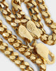 House Of Auric 3mm Cuban Chain 18K Gold Vermei