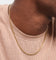 House Of Auric 3mm Cuban Chain 18K Gold Vermei