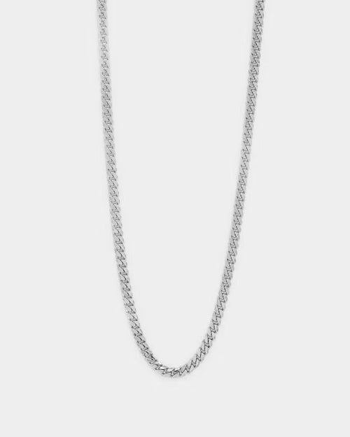 House Of Auric 3mm Cuban Chain Sterling Silver