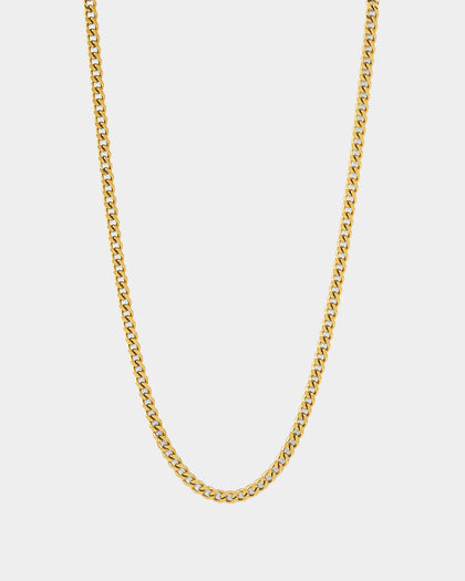 NXS 3mm Micro Cuban Chain Gold