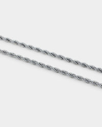 NXS 3mm Rope Chain White Gold
