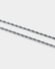 NXS 3mm Rope Chain White Gold
