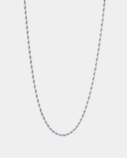 NXS 3mm Rope Chain White Gold