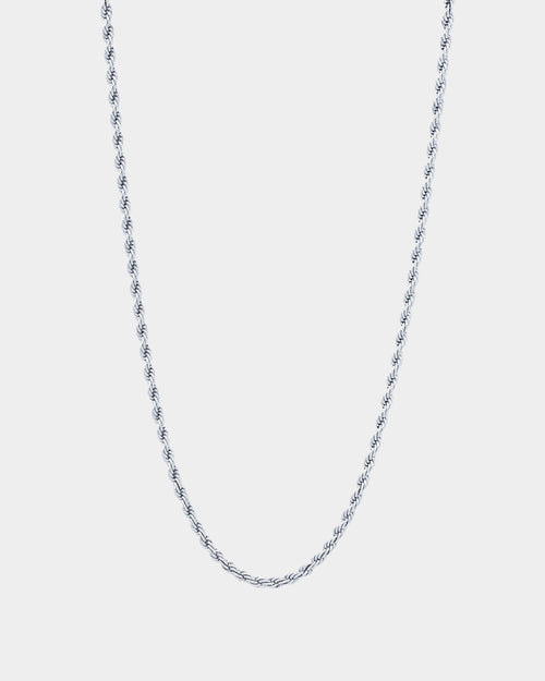 NXS 3mm Rope Chain White Gold