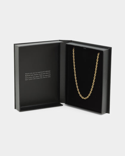 NXS 4mm Rope Chain Gold