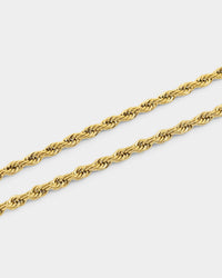 NXS 4mm Rope Chain Gold