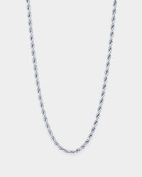 NXS 4mm Rope Chain White Gold