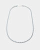 NXS 4mm Rope Chain White Gold