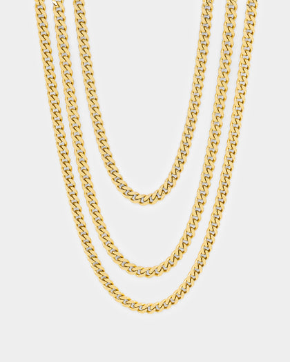 NXS 5mm Chain Link Set Gold