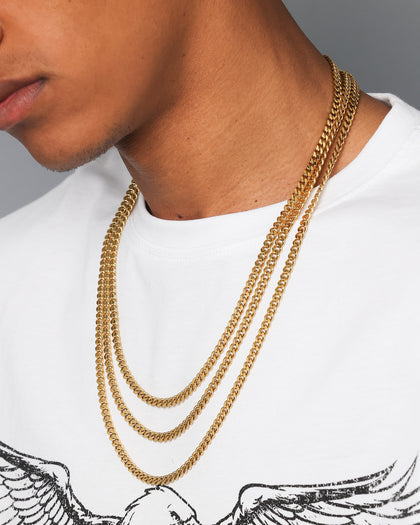 NXS 5mm Chain Link Set Gold