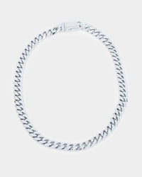 NXS 10mm Cuban Chain White Gold