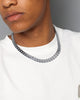 NXS 10mm Cuban Chain White Gold