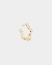 Wild For The Weekend Flower Ear Cuff Gold
