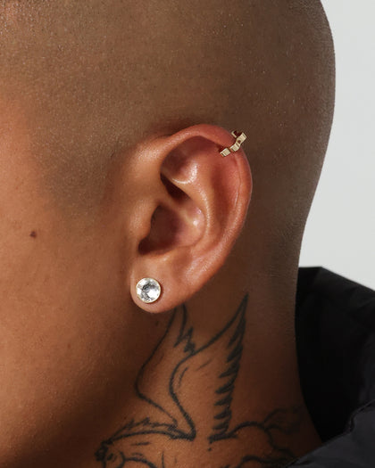 Wild For The Weekend Flower Ear Cuff Gold