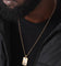 Wild For The Weekend Cloud Rectangle Pendant Necklace Gold
