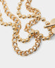 Wild For The Weekend Flower Necklace Gold