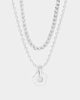 Wild For The Weekend Flower Necklace Silver