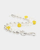 Wild For The Weekend Smiley Beaded Bracelet Silver