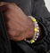 Wild For The Weekend Smiley Beaded Bracelet Silver