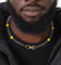 Wild For The Weekend Smiley Beaded Necklace Gold