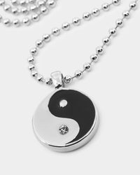 Wild For The Weekend Yin Yang Pendant Silver