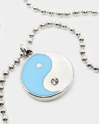 Wild For The Weekend Yin Yang Pendant Silver