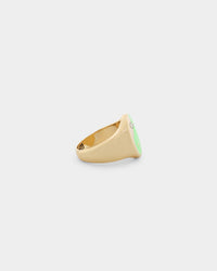 Wild For The Weekend Yin Yang Signet Ring (Medium) Gold