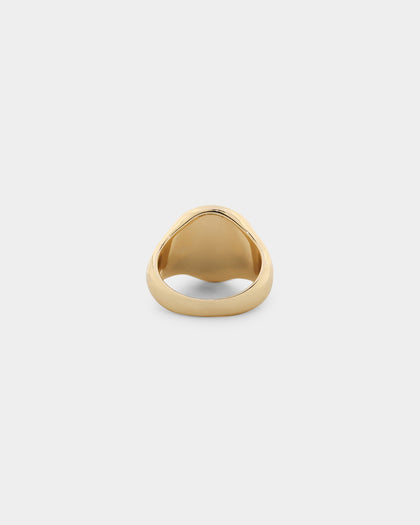Wild For The Weekend Yin Yang Signet Ring (Medium) Gold