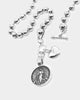 Wild For The Weekend Arkangel T-Bar Necklace Silver