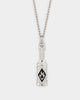 Wild For The Weekend Hot Sauce Necklace Silver