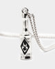 Wild For The Weekend Hot Sauce Necklace Silver