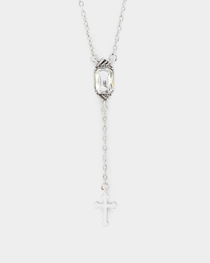 Wild For The Weekend Palacio Stone Necklace Silver