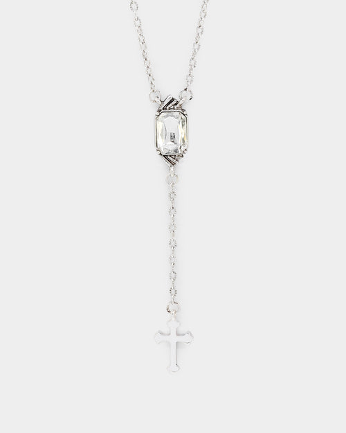 Wild For The Weekend Palacio Stone Necklace Silver