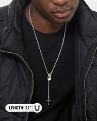 Wild For The Weekend Palacio Stone Necklace Silver