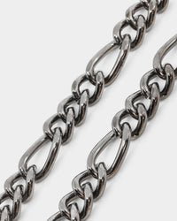 Wild For The Weekend Pearl Clasp Necklace Gunmetal