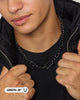 Wild For The Weekend Pearl Clasp Necklace Gunmetal