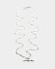 Wild For The Weekend Pearl T-Bar Necklace Silver