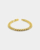 NXS 10mm Cuban Link Bracelet Gold