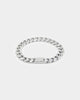 NXS 10mm Cuban Link Bracelet White Gold
