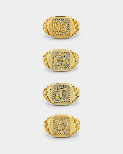 NXS Alphabet Championship Ring Gold