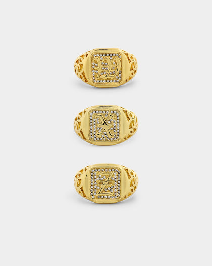 NXS Alphabet Championship Ring Gold