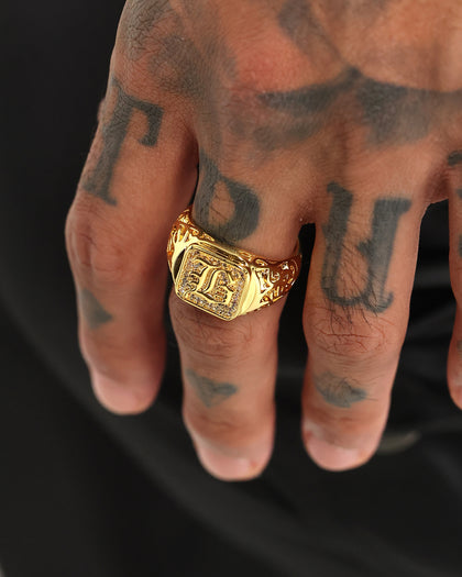 NXS Alphabet Championship Ring Gold