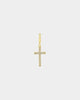 NXS Cross Earring Iced Gold