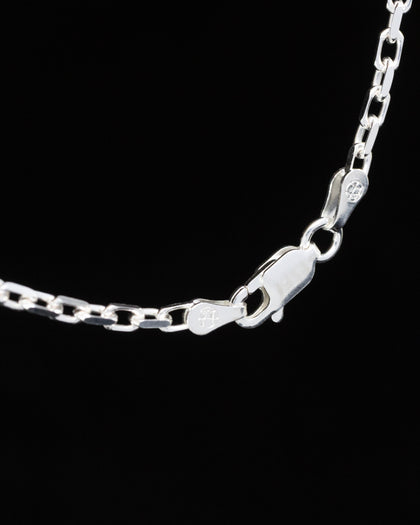 House Of Auric Straight Cut Cable Chain Sterling Silver