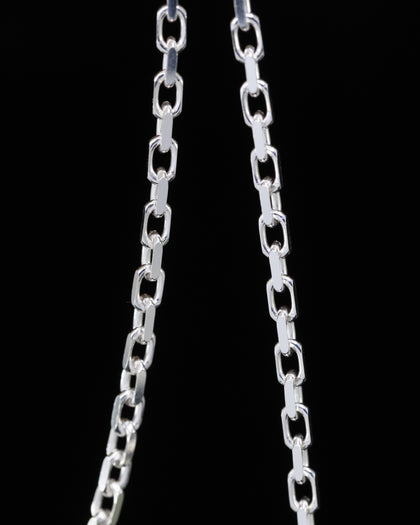 House Of Auric Straight Cut Cable Chain Sterling Silver