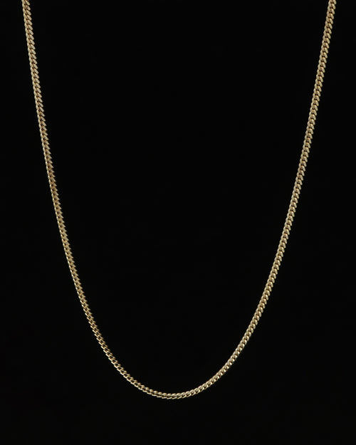 House Of Auric Cuban Link 2.5mm 20" Chain Gold