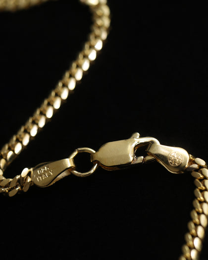 House Of Auric Cuban Link 2.5mm 20" Chain Gold